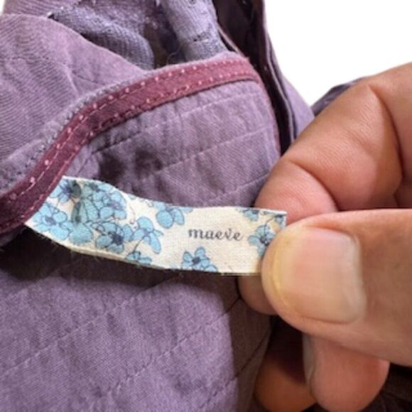 Anthropologie Maeve Lavender Sundress in Size Medium - Picture 6 of 7